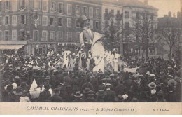 Carnaval Chalonnais 1922 - Sa Majesté Carnaval IX - Très Bon état - Chalon Sur Saone