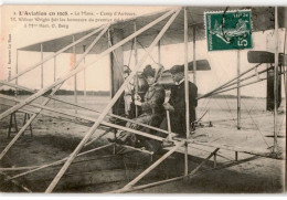 AVIATION : Camp D'auvours M. Wilbur Wright Fait Les Honneurs Du Premier Vol à Deux à Mme. Hart O. Berg - Très Bon état - ....-1914: Precursors
