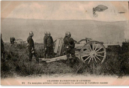 AVIATION : Un Monoplan Militaire Vient Reconnaître Les Positions De L'artillerie Ennemie - Très Bon état - ....-1914: Precursors