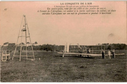 AVIATION : L'aéroplane Wright Et Son Pylône De Renvoi - Très Bon état - ....-1914: Precursors
