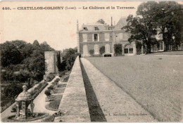 CHATILLON-COLIGNY: Le Château Et La Terrasse - Très Bon état - Chatillon Coligny