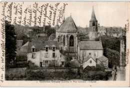 CHATILLON-COLIGNY: Vue Générale L'église - Très Bon état - Chatillon Coligny