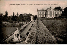 CHATILLON-COLIGNY: Le Château Le Puits Superbes Sculptures De Jean Goujon - Très Bon état - Chatillon Coligny