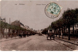 MELUN: Avenue Thiers - état - Melun