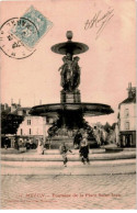 MELUN: Fontaine De La Place Saint-jean - Très Bon état - Melun