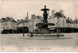 MELUN: La Place Saint-jean - état - Melun