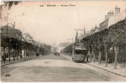 MELUN: Avenue Thiers - état - Melun