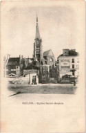 MELUN: église Saint-aspais - état - Melun