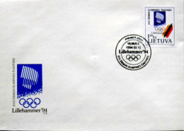 (!) 1994 Lillehammer Olympic Winter Games - LITHUANIA - Norway - N° 477 FDC - Lithuania