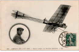 AVIATION : Hubert Latham Sur Monoplan Antoinette Circuit De L'est 1910 - Très Bon état - ....-1914: Precursors