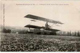 AVIATION : Exposition Aéronautique De L'est L'aéroplane De M. Charles Roux Prenant Son Essor - Très Bon état - ....-1914: Vorläufer