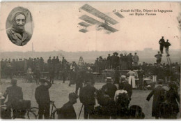 AVIATION : Circuit De L'est Départ De Laganeux Sur Biplan Farman - Très Bon état - ....-1914: Vorläufer