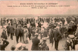 AVIATION : Aubade Donnée Par La Fanfare Du IVme Arrondissement Sur La Pelouse Du Terrain D'aviation Reims- Très Bon état - ....-1914: Precursores