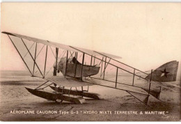 AVIATION : Aéroplane Caudron Type G-3 "hydro Mixte Terrestre & Maritime" - Très Bon état - ....-1914: Vorläufer