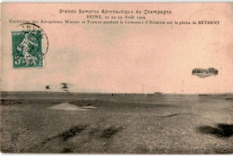 AVIATION : évolution Des Aéroplanes Wright Et Farman Pendant Le Concours D'aviation Sur La Plaine Béthany- Très Bon état - ....-1914: Précurseurs