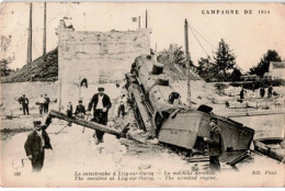 LIZY-sur-OURCQ: La Catastrophe La Machine Déraillée - Très Bon état - Lizy Sur Ourcq