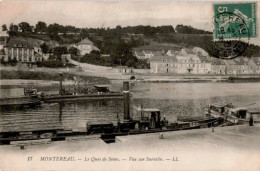 MONTEREAU: Le Quai De Seine, Vue Sur Surville - Très Bon état - Montereau