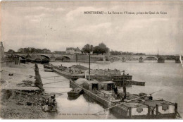 MONTEREAU: La Seine Et L'yonne Prises Du Quai De Seine - Très Bon état - Montereau