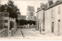 AVON: La Grande Rue Vue De L'église - Très Bon état - Avon