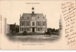 CHATILLON-COLIGNY: Hôtel De Ville, Inauguré Le 23 Août 1903 - Très Bon état - Chatillon Coligny