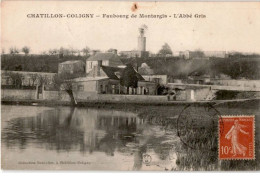 CHATILLON-COLIGNY: Faubourg De Montargis L'abbé Gris - Très Bon état - Chatillon Coligny