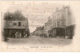 NEMOURS: La Rue De Paris - Très Bon état - Nemours