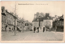 MONTEREAU-FAUT-YONNE: Place Du Marché Au Blé - état - Montereau