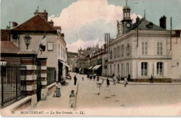 MONTEREAU: La Rue Grande - Très Bon état - Montereau