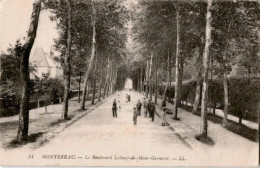 MONTEREAU: Le Boulevard Leboeuf-de-mont-germont - Très Bon état - Montereau