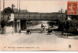 MELUN: Passerelle Du Chemin De Fer - Très Bon état - Melun