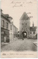 MORET-sur-LOING: Porte De Samois Et Grande-rue - état - Moret Sur Loing