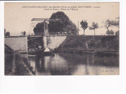 CHATILLON-COLIGNY - Sainte Geneviève Des Bois - Montbouy - Canal De Briare - Ecluse De L'Epinoy - Très Bon état - Chatillon Coligny