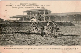 AVIATION: Angers 1er Grand Prix D'aviation De L'aéro Club De France Monoplan Morane-saulnier Tabuteau - Très Bon état - ....-1914: Voorlopers