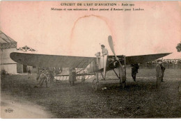 AVIATION: Circuit De L'est D'aviation 1910 Moissan Et Son Mécanicien Albert Partent D'amiens Pour Londres -très Bon état - ....-1914: Precursors