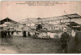 AVIATION: Circuit De L'est Lieutenants Cammermann Et Villerme Sur Biplan Farman - Très Bon état - ....-1914: Vorläufer