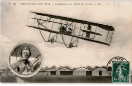 AVIATION: Circuit De L'est 1910 Lindpaintner Sur Biplan R. Sommer - Très Bon état - ....-1914: Précurseurs