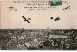 AVIATION: Souvenir Du Grand Circuit D'aviation Organisé Par "le Matin" Paris-troyes 7 Août 1910 - Très Bon état - ....-1914: Precursors