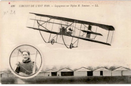 AVIATION: Circuit De L'est 1910 Legagneux Sur Biplan R. Sommer - Très Bon état - ....-1914: Précurseurs