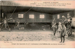 AVIATION: Hangar Des Appareils R.E.P. S'alimentant D'automobiline Et D'huile Avion D.F. - Très Bon état - ....-1914: Precursores