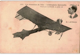 AVIATION: Les Pionniers De L'air L'aéroplane Antoinette Piloté Par Latham En Plein Vol - Très Bon état - ....-1914: Precursores