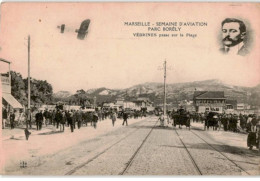 AVIATION: Masreille Semaine D'aviation Parc Borély Védrines Passe Sur La Plage - Très Bon état - ....-1914: Precursors