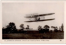 AVIATION: Locomotion Aérienne Wright Sur Biplan Au Man 4 Mars 1908 - Très Bon état - ....-1914: Precursors