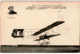 AVIATION: Biplan H. Farman, Piloté Par Fischer, Biplan Extra-léger Et Extra-rapide - état - ....-1914: Precursors