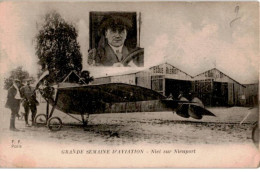 AVIATION: Grande Semaine D'aviation, Niel Sur Nieuport - Très Bon état - ....-1914: Précurseurs