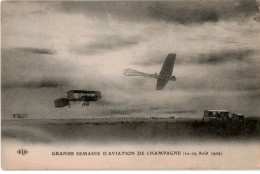 AVIATION: Grand Semaine D'aviation De Champagne - Très Bon état - ....-1914: Precursores