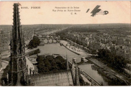 AVIATION: Paris Panorama De La Seine Vue Prise De Notre-dame - Très Bon état - ....-1914: Précurseurs