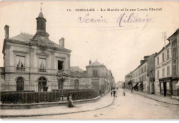 CHELLES: La Mairie Et La Rue Louis éterlet - Très Bon état - Chelles