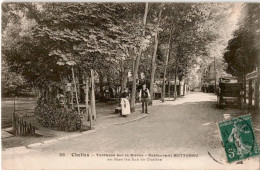 CHELLES: Terrasse Sur La Marne Restaurant Mottheau En Face Les Iles De Chelles - Très Bon état - Chelles