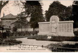 CHELLES: Le Monument Aux Mortd Et Les écoles Communales - Très Bon état - Chelles