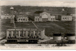 CHAMPAGNE-sur-SEINE: Vue Générale De L'usine Schneider - Très Bon état - Champagne Sur Seine